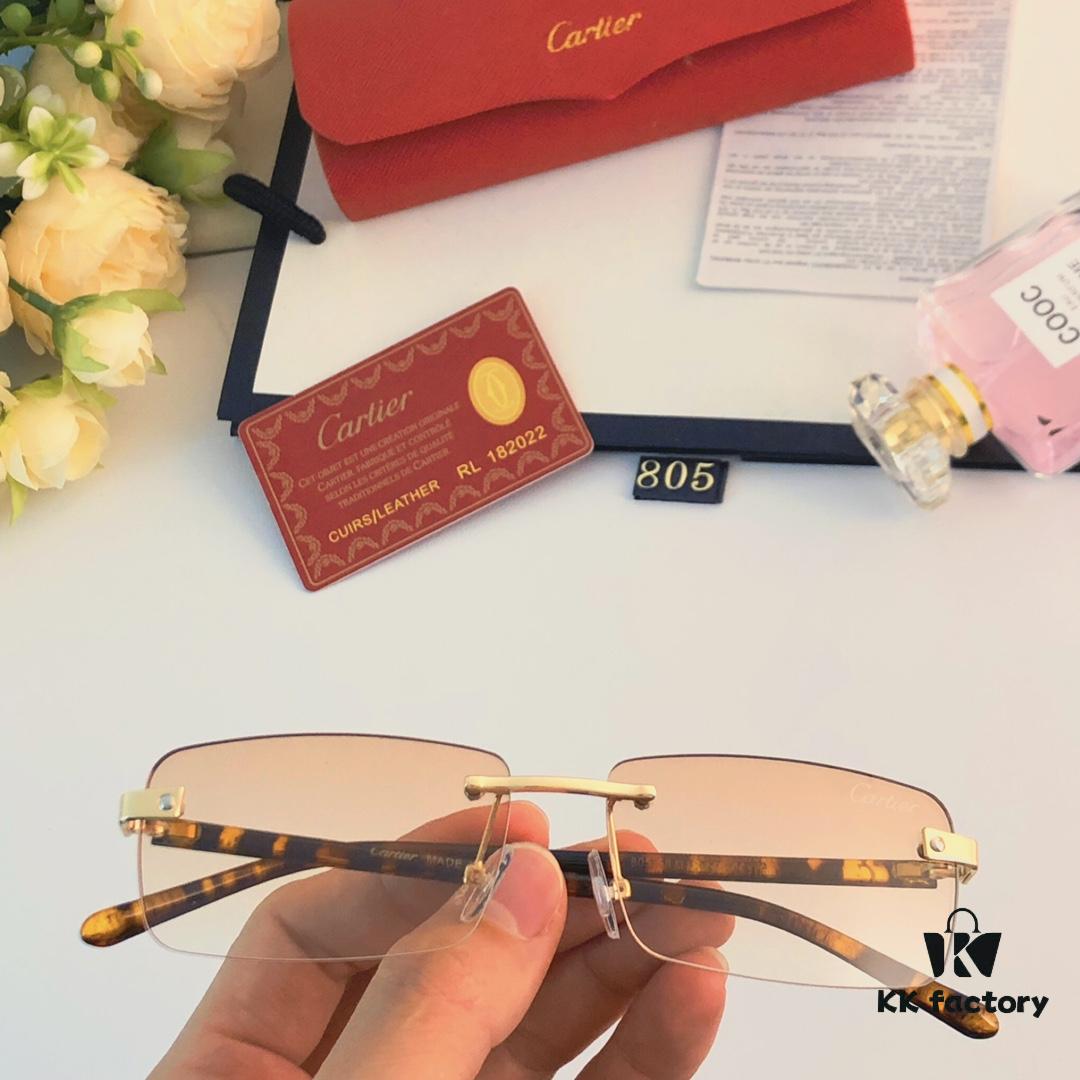 6931ac8cccd8ab3d7afa0dcd Cartier 2024 New Arrival Stylish Frameless Cut-Out Men's Sunglasses, Retro Fashion Metal Square Sunglasses, Instagram-Famous Eyewear