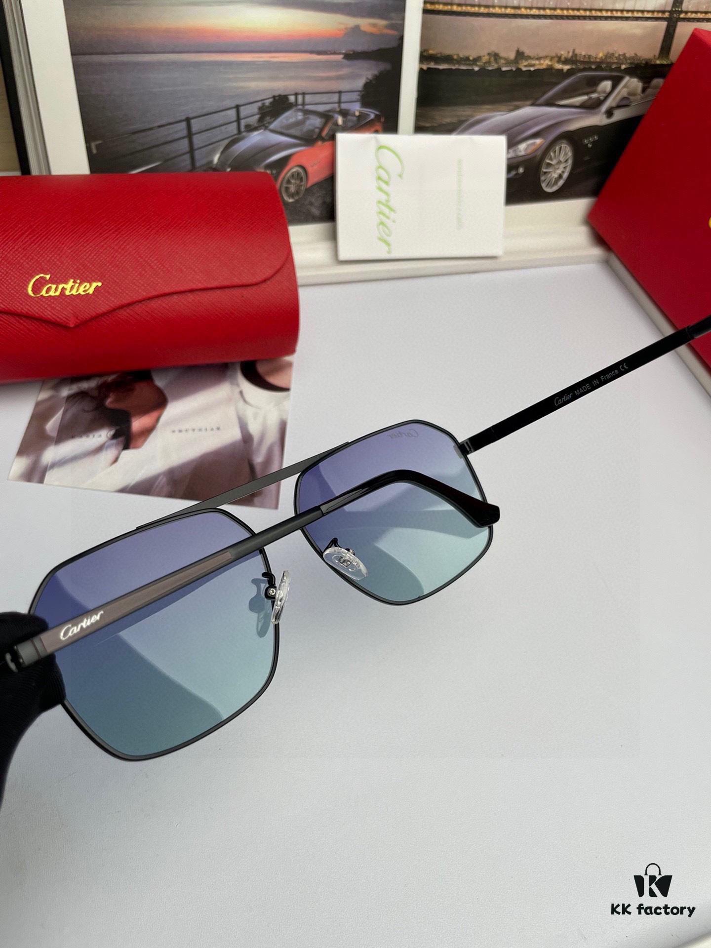 6931ac8dccd8ab3d7afa0ddf New Arrival 💥 Brand: Cartier Unisex Polarized Sunglasses - High-Quality Replica
