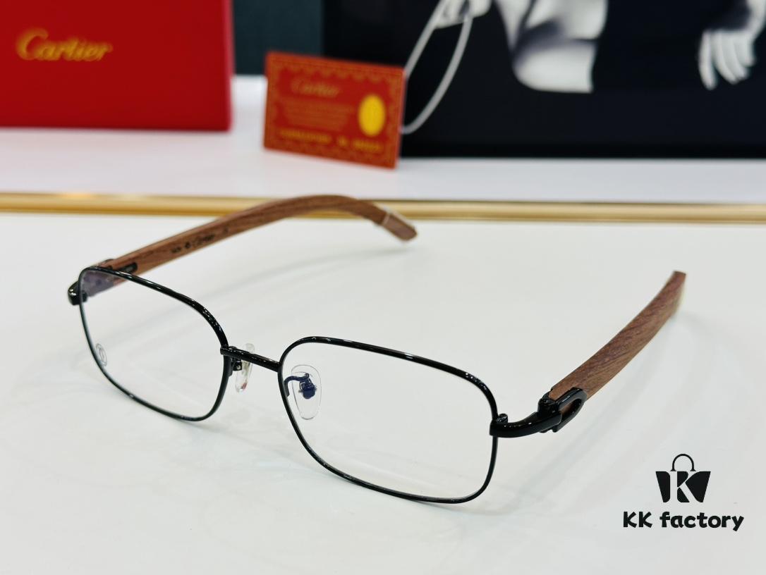 6931ac8eccd8ab3d7afa0df3 Cartier CT31361 Size: 55□18-140 Men's Sunglasses – Universal Frame Shape, Comfortable Fit, Suitable for All Face Types, Compatible with Prescription Lenses, Wooden Temples