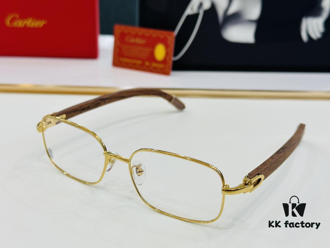 6931ac8eccd8ab3d7afa0df5 Cartier CT31361 Size: 55□18-140 Men's Sunglasses – Universal Frame Shape, Comfortable Fit, Suitable for All Face Types, Compatible with Prescription Lenses, Wooden Temples
