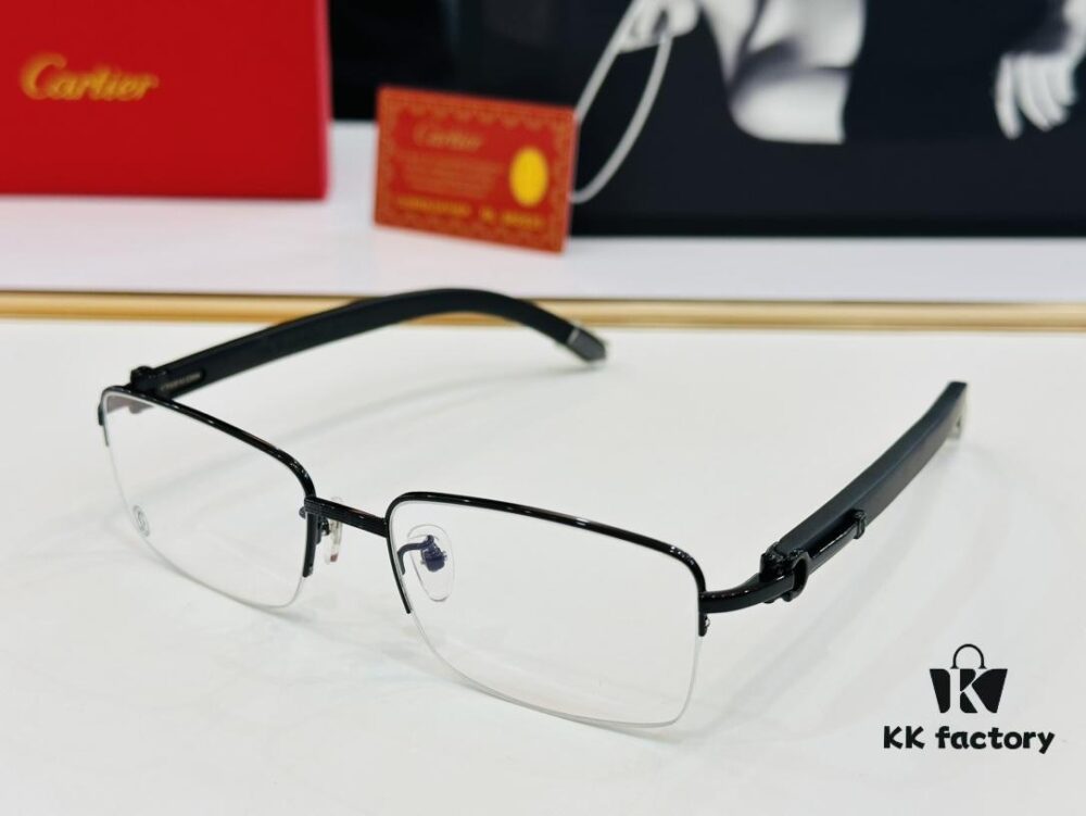 6931ac8fccd8ab3d7afa0dfc Cartier - CT00510 Size: 56□18-140 Men's Sunglasses Recommended, Universal Frame Shape Fits All Face Types, Comfortable Wear, Compatible with Prescription Lenses, Wooden Temples, Eyeglasses, Sunglasses