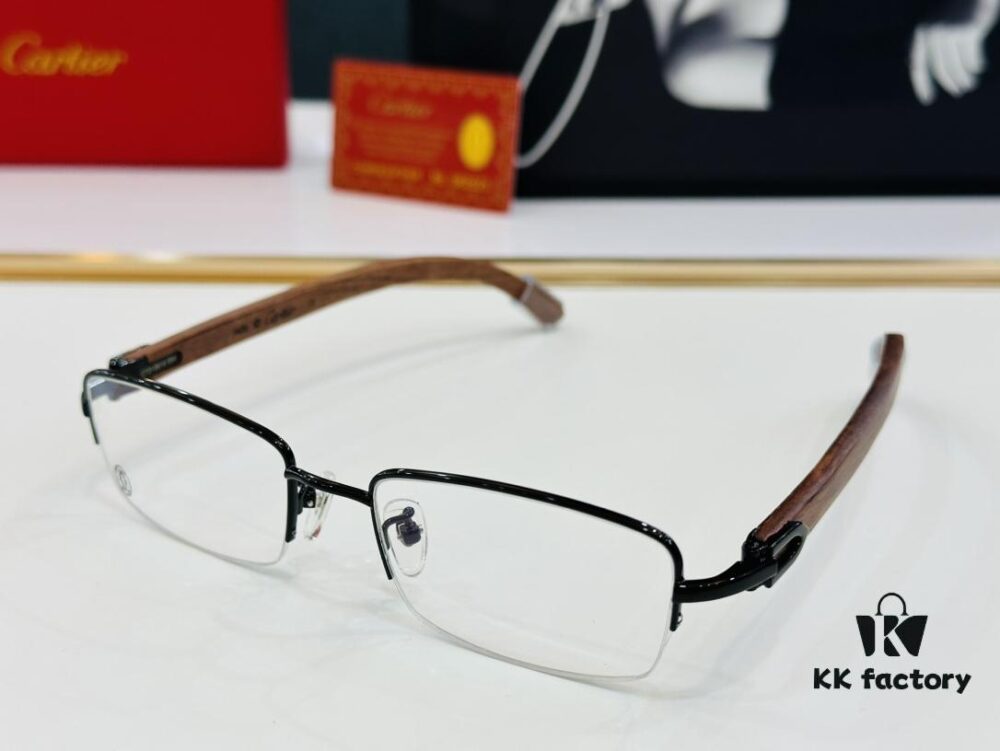6931ac8fccd8ab3d7afa0e05 Cartier - CT00536O Size: 54 □ 19-140 Men's Sunglasses, Universal Frame Shape, Comfortable Fit, Suitable for All Face Types, Can Be Fitted with Prescription Lenses, Wooden Temples