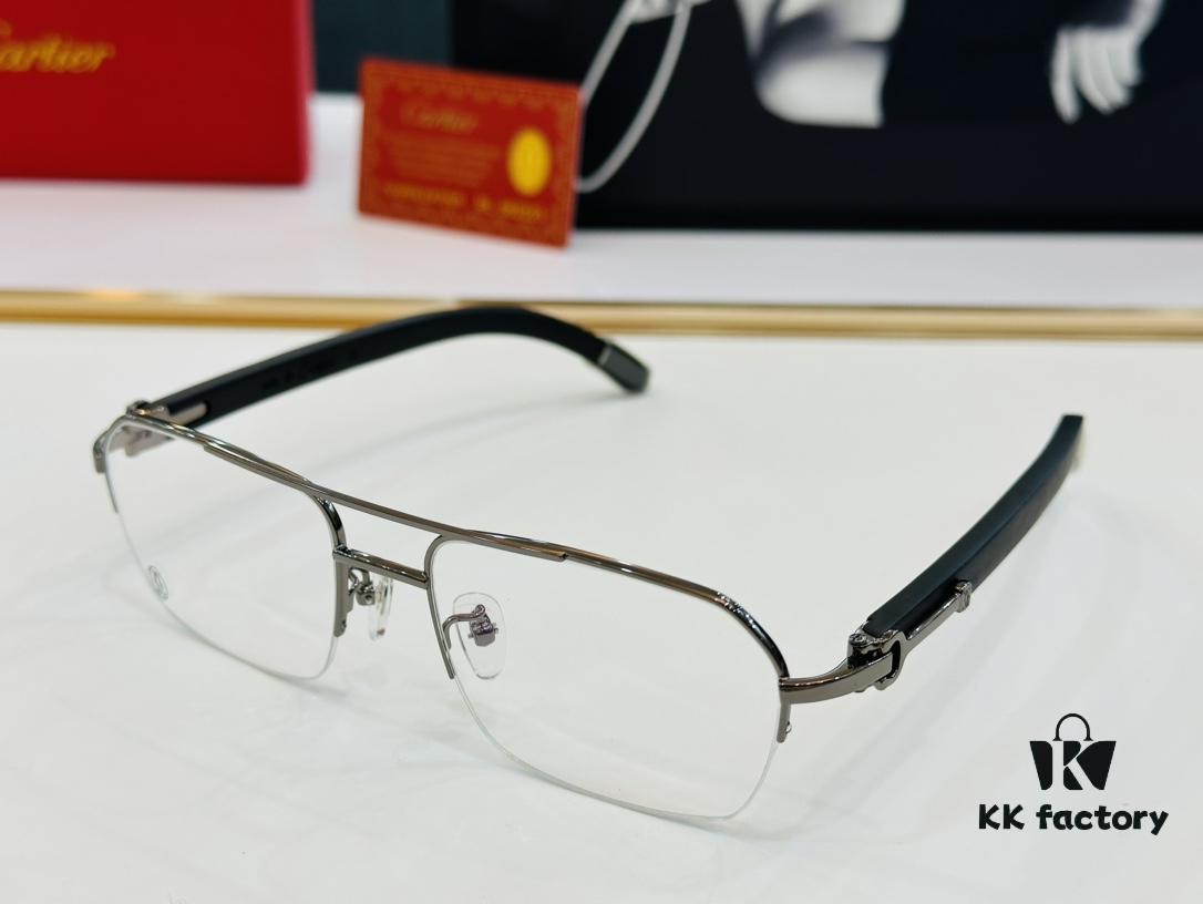 6931ac90ccd8ab3d7afa0e10 Cartier CT00536O Size: 55 □ 18-140 Men's Sunglasses Recommended, Flattering on All Face Shapes, Comfortable to Wear, Compatible with Prescription Lenses, Wooden Temples