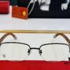 6931ac91ccd8ab3d7afa0e1d Cartier - CT8101 Size: 56□18-140 Men's Sunglasses, Universal Frame Shape for All Face Types, Comfortable Wear, Compatible with Prescription Lenses, Wooden Temples