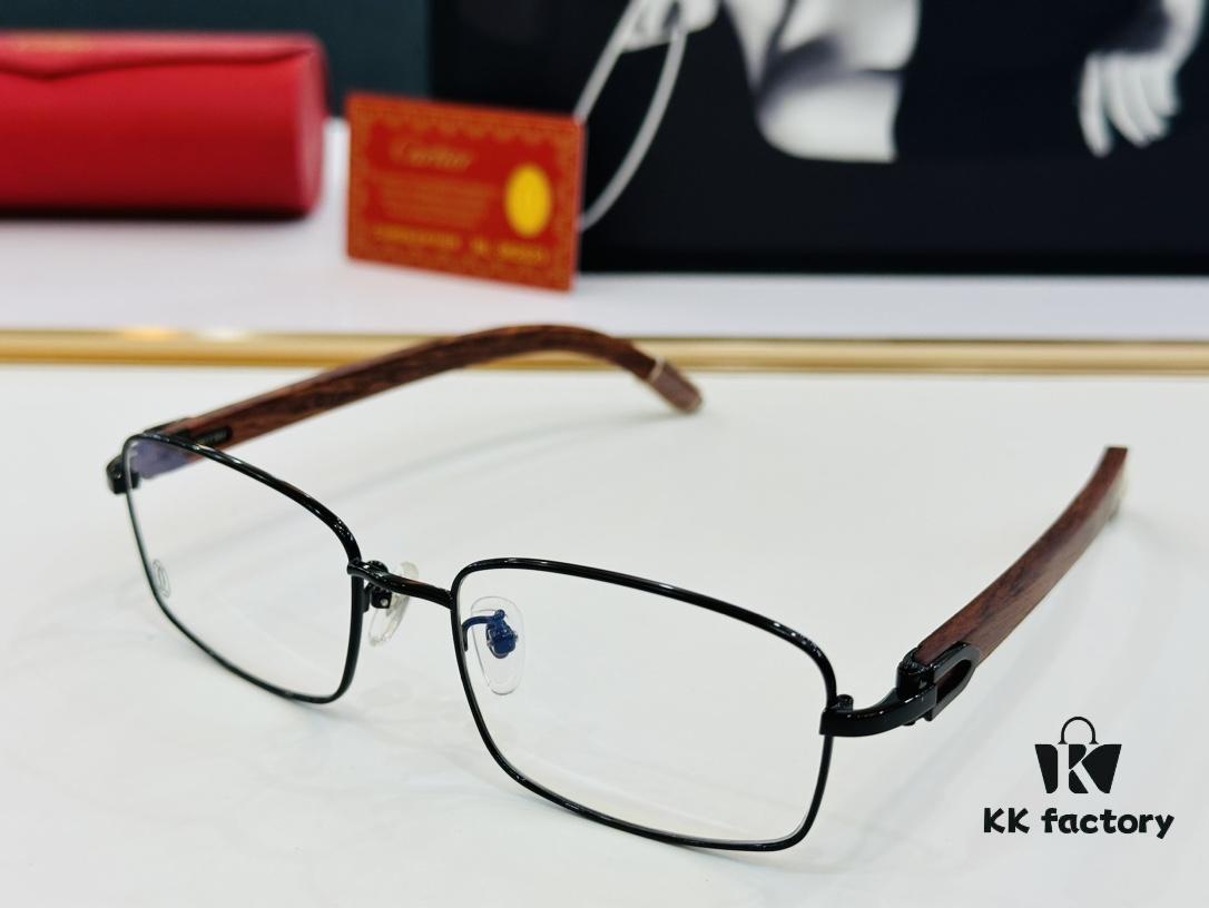 6931ac91ccd8ab3d7afa0e20 Cartier CT313617 Size 56-17-140 Men's Sunglasses, Universal Frame Shape for All Face Types, Comfortable Fit, Can Be Fitted with Prescription Lenses, Wooden Temples
