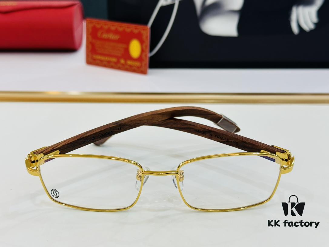 6931ac92ccd8ab3d7afa0e26 Cartier CT313617 Size 56-17-140 Men's Sunglasses, Universal Frame Shape for All Face Types, Comfortable Fit, Can Be Fitted with Prescription Lenses, Wooden Temples