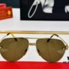 6931ac92ccd8ab3d7afa0e29 New Arrival Cartier CA Model CT0427S Size 60-15-145 High-Quality Brand Iconic X Driving Sunglasses
