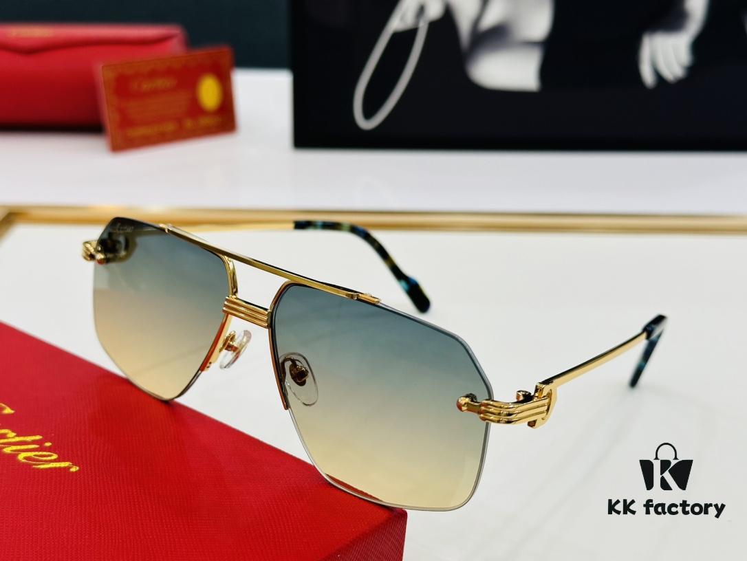 6931ac93ccd8ab3d7afa0e34 New Arrival Cartier Model CT0427S Size 60-15-145 High-Quality Brand Iconic Driving Sunglasses