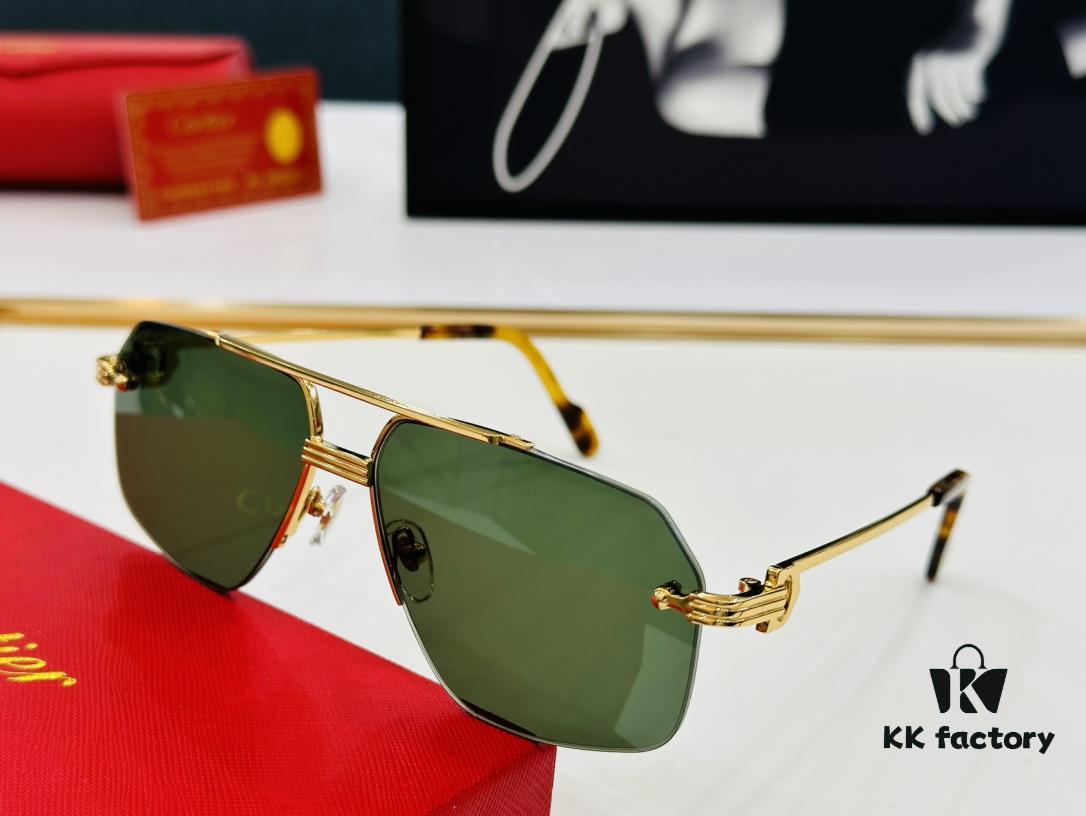 6931ac93ccd8ab3d7afa0e36 New Arrival Cartier Model CT0427S Size 60-15-145 High-Quality Brand Iconic Driving Sunglasses