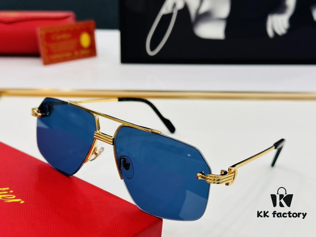 6931ac93ccd8ab3d7afa0e37 New Arrival Cartier Model CT0427S Size 60-15-145 High-Quality Brand Iconic Driving Sunglasses