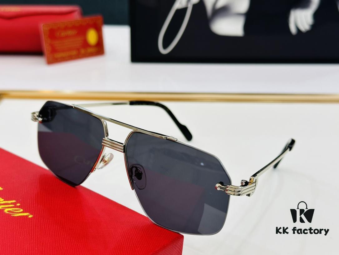 6931ac93ccd8ab3d7afa0e38 New Arrival Cartier Model CT0427S Size 60-15-145 High-Quality Brand Iconic Driving Sunglasses