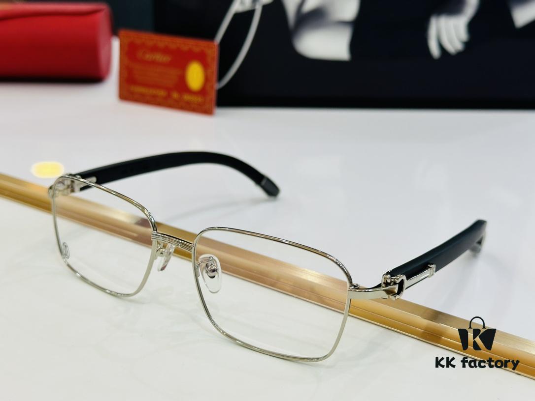 6931ac93ccd8ab3d7afa0e42 Cartier CT20821O Unisex Sunglasses - Size 57□17-140, Recommended for Men, Universal Frame Shape Fits All Face Types, Comfortable Wear, Compatible with Prescription Lenses, Wooden Temples