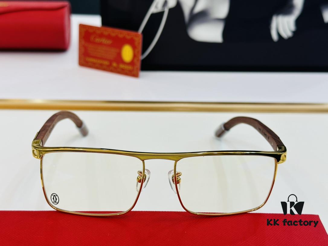 6931ac94ccd8ab3d7afa0e4a Cartier CT458312O Unisex Sunglasses, Size 54-18-140, Wooden Temples, Stylish and Comfortable Fit, Suitable for All Face Shapes