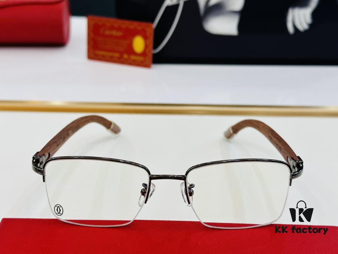 6931ac95ccd8ab3d7afa0e54 Cartier CT313615 Unisex Sunglasses, Size 54 □ 19-140, Recommended for Men, Universal Frame Shape Fits All Face Types, Comfortable Wear, Compatible with Prescription Lenses, Wooden Temples