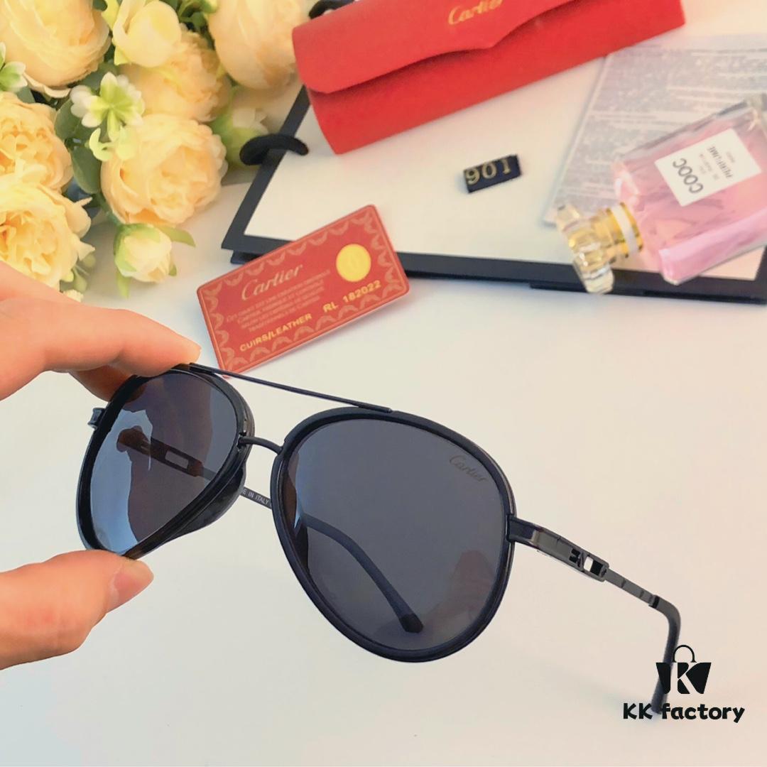 6931ac95ccd8ab3d7afa0e59 Cartier Minimalist Oversized Aviator Sunglasses, Fashionable Unisex Beach Shades