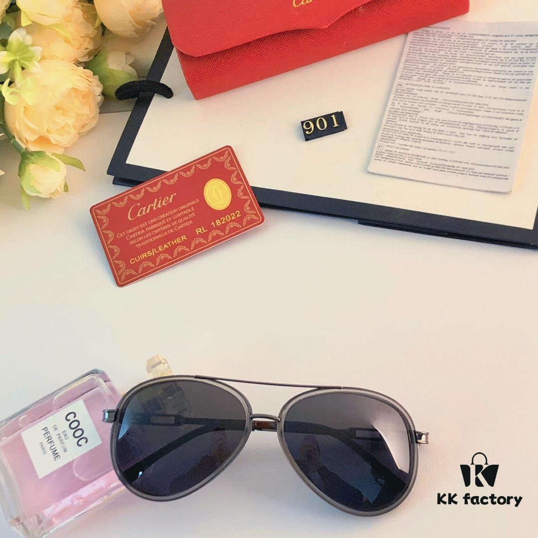6931ac95ccd8ab3d7afa0e5b Cartier Minimalist Oversized Aviator Sunglasses, Fashionable Unisex Beach Shades