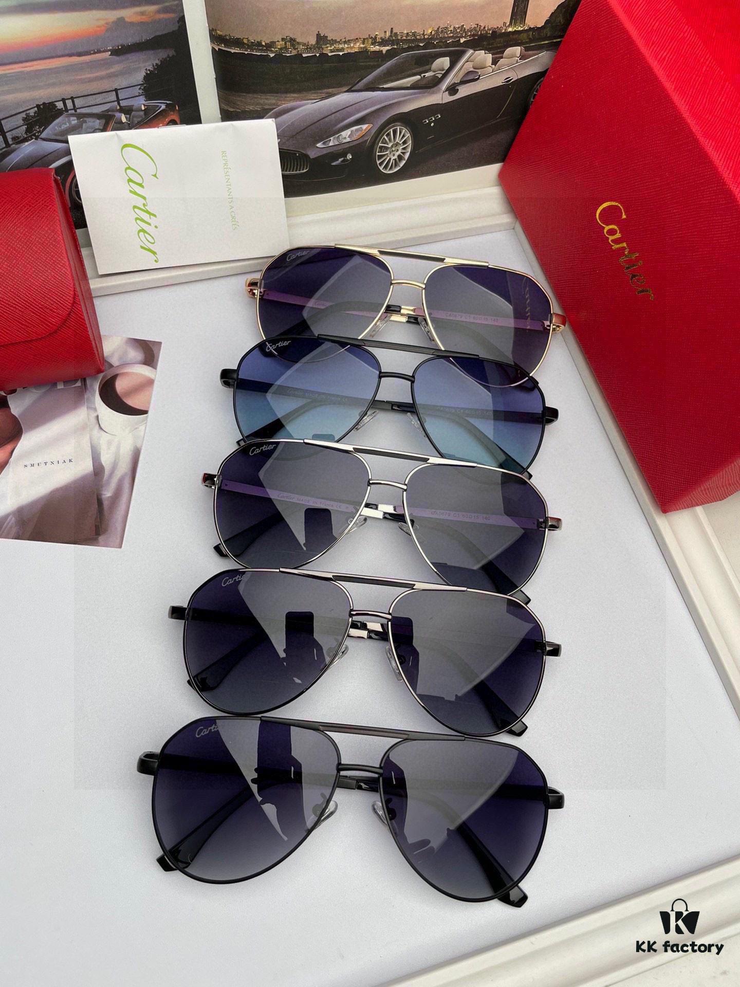 6931ac97ccd8ab3d7afa0e7c New Arrival 💥 Brand: Cartier Unisex Polarized Sunglasses