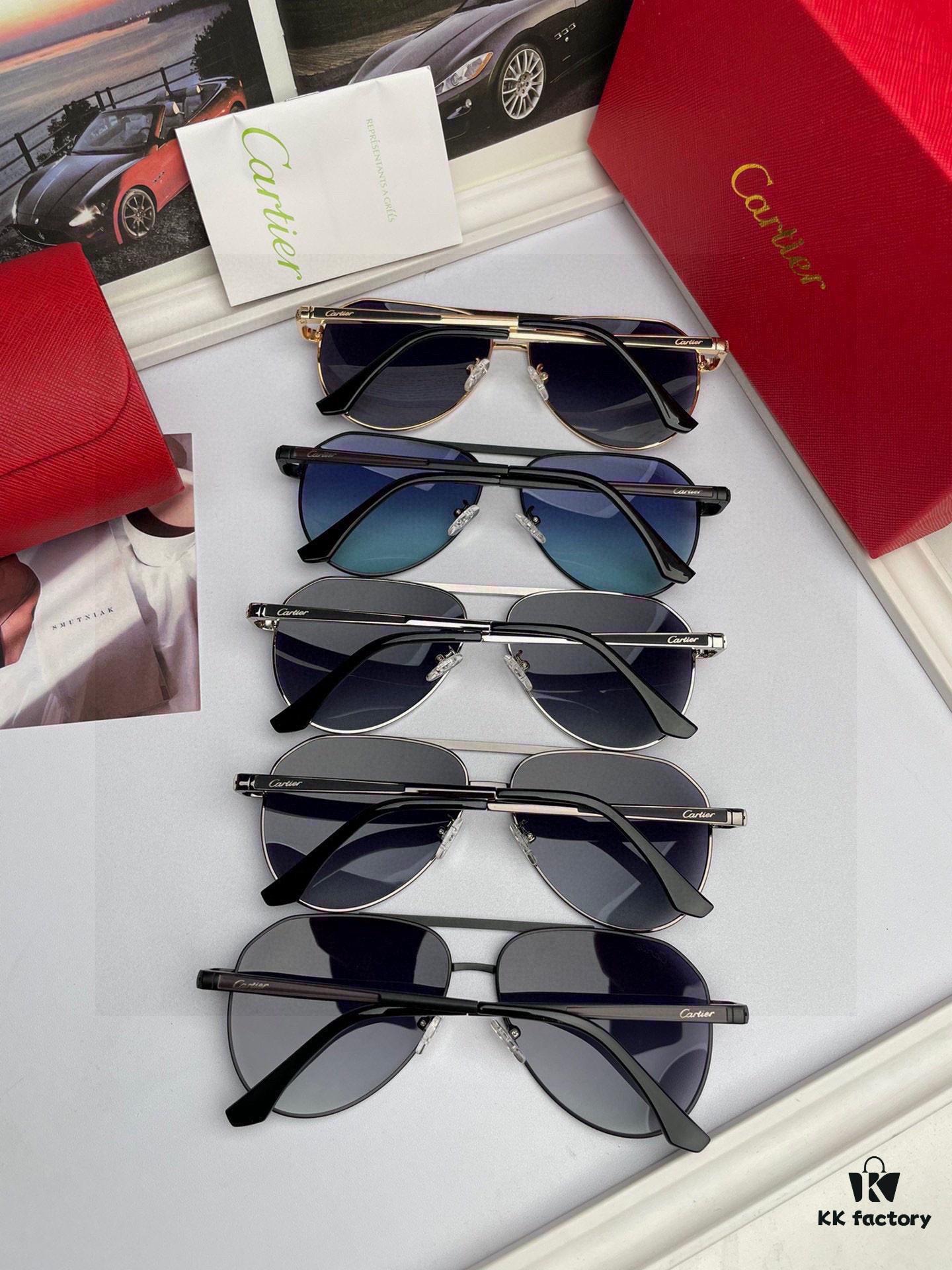 6931ac97ccd8ab3d7afa0e7d New Arrival 💥 Brand: Cartier Unisex Polarized Sunglasses
