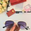 6931ac98ccd8ab3d7afa0e8a Cartier Double Bridge Frog-Shaped Sunglasses Cross-border New Arrival Oval Metal European and American Fashion Sun Glasses for Men and Women, Unisex Couple Shades