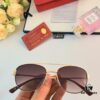 6931ac98ccd8ab3d7afa0e8b Cartier Double Bridge Frog-Shaped Sunglasses Cross-border New Arrival Oval Metal European and American Fashion Sun Glasses for Men and Women, Unisex Couple Shades