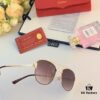 6931ac98ccd8ab3d7afa0e8c Cartier Double Bridge Frog-Shaped Sunglasses Cross-border New Arrival Oval Metal European and American Fashion Sun Glasses for Men and Women, Unisex Couple Shades