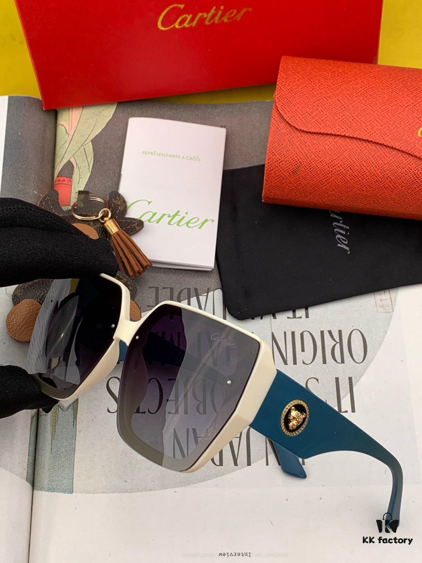 6931ac99ccd8ab3d7afa0e94 Cartier 2024 New Women's Sunglasses, Elegant Classic Frame Style
