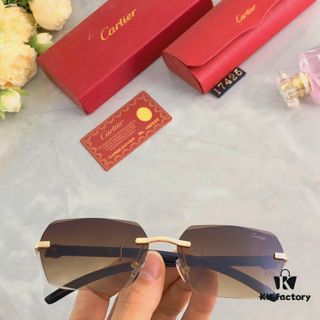 6931ac9cccd8ab3d7afa0ec0 Cartier New Fashion Frameless Cut-Out Sunglasses, UV Protection for Summer, Stylish Streetwear Sun Glasses that Slim the Face
