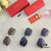 6931ac9dccd8ab3d7afa0ed5 Cartier Korean-style Brown Sunglasses for Men and Women, Stylish Retro Round Frame Sun Glasses for Driving, UV Protection, Slim Fit for Round Faces