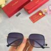 6931ac9dccd8ab3d7afa0edb Cartier Korean-style Brown Sunglasses for Men and Women, Stylish Retro Round Frame Sun Glasses for Driving, UV Protection, Slim Fit for Round Faces