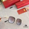 6931ac9eccd8ab3d7afa0edd Cartier Korean-style Brown Sunglasses for Men and Women, Stylish Retro Round Frame Sun Glasses for Driving, UV Protection, Slim Fit for Round Faces