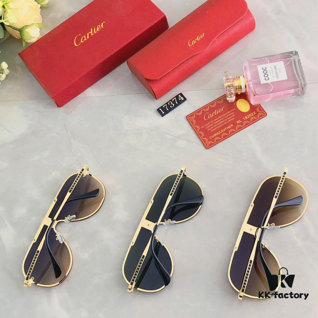6931ac9eccd8ab3d7afa0edf Cartier New Unibody Frameless Sunglasses, Stylish Eyewear for Men and Women, Trendy European and American Fashion Driving Glasses