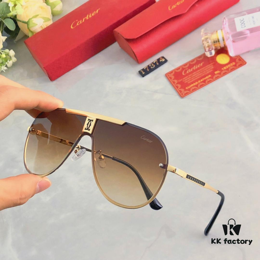6931ac9eccd8ab3d7afa0ee0 Cartier New Unibody Frameless Sunglasses, Stylish Eyewear for Men and Women, Trendy European and American Fashion Driving Glasses