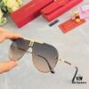 6931ac9eccd8ab3d7afa0ee2 Cartier New Unibody Frameless Sunglasses, Stylish Eyewear for Men and Women, Trendy European and American Fashion Driving Glasses