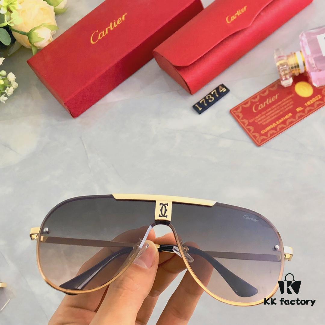 6931ac9eccd8ab3d7afa0ee3 Cartier New Unibody Frameless Sunglasses, Stylish Eyewear for Men and Women, Trendy European and American Fashion Driving Glasses