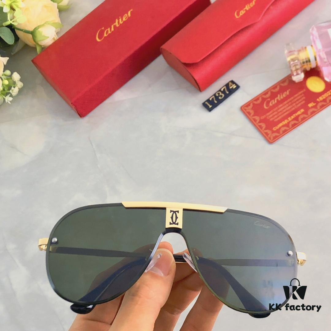 6931ac9eccd8ab3d7afa0ee5 Cartier New Unibody Frameless Sunglasses, Stylish Eyewear for Men and Women, Trendy European and American Fashion Driving Glasses