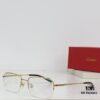 6931ac9fccd8ab3d7afa0ef1 Cartier CT0255O Size: 55 □ 18-145 Letter Screw Temple High-Quality Business Ultra-Light Pure Titanium Half-Rim Square Fashion Eyeglass Frame Sunglasses