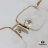 6931ac9fccd8ab3d7afa0ef4 Cartier CT0255O Size: 55 □ 18-145 Letter Screw Temple High-Quality Business Ultra-Light Pure Titanium Half-Rim Square Fashion Eyeglass Frame Sunglasses