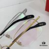 6931ac9fccd8ab3d7afa0ef5 Cartier CT0255O Size: 55 □ 18-145 Letter Screw Temple High-Quality Business Ultra-Light Pure Titanium Half-Rim Square Fashion Eyeglass Frame Sunglasses