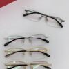 6931ac9fccd8ab3d7afa0ef7 Cartier CT0255O Size: 55 □ 18-145 Letter Screw Temple High-Quality Business Ultra-Light Pure Titanium Half-Rim Square Fashion Eyeglass Frame Sunglasses