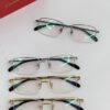 6931ac9fccd8ab3d7afa0ef8 Cartier CT0255O Size: 55 □ 18-145 Letter Screw Temple High-Quality Business Ultra-Light Pure Titanium Half-Rim Square Fashion Eyeglass Frame Sunglasses