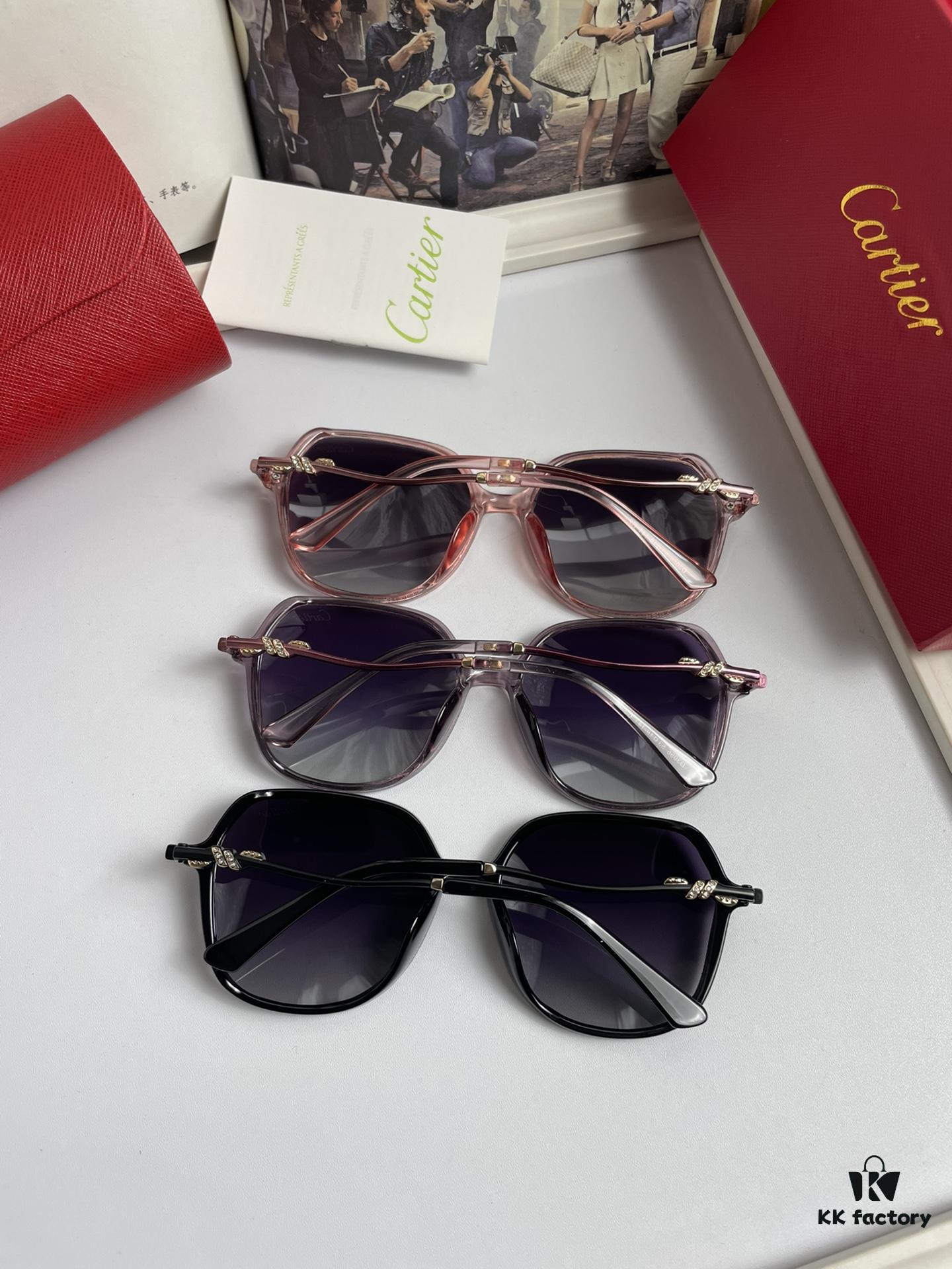6931aca4ccd8ab3d7afa0f39 New Women's Cartier Sunglasses with PC Frame and Temples; Imported Bolle High-Definition Polarized Lenses