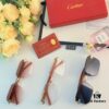 6931aca8ccd8ab3d7afa0f80 Cartier-Style Oversized Round Sunglasses for Women, Frameless Fashion UV Protection Sunglasses, Stylish Unisex Sun Glasses for Driving