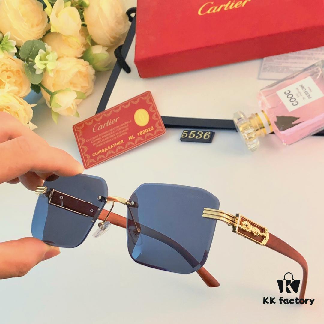 6931aca8ccd8ab3d7afa0f82 Cartier-Style Oversized Round Sunglasses for Women, Frameless Fashion UV Protection Sunglasses, Stylish Unisex Sun Glasses for Driving