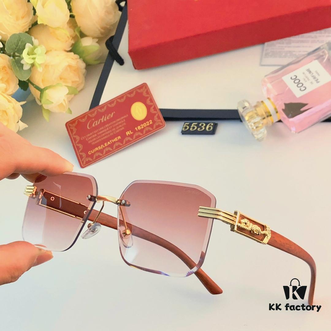 6931aca9ccd8ab3d7afa0f84 Cartier-Style Oversized Round Sunglasses for Women, Frameless Fashion UV Protection Sunglasses, Stylish Unisex Sun Glasses for Driving