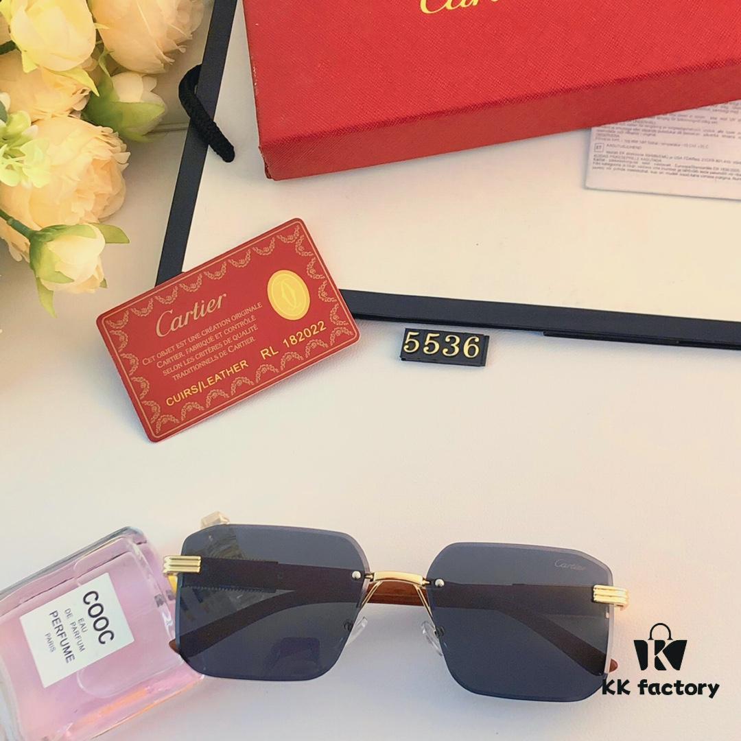 6931aca9ccd8ab3d7afa0f86 Cartier-Style Oversized Round Sunglasses for Women, Frameless Fashion UV Protection Sunglasses, Stylish Unisex Sun Glasses for Driving