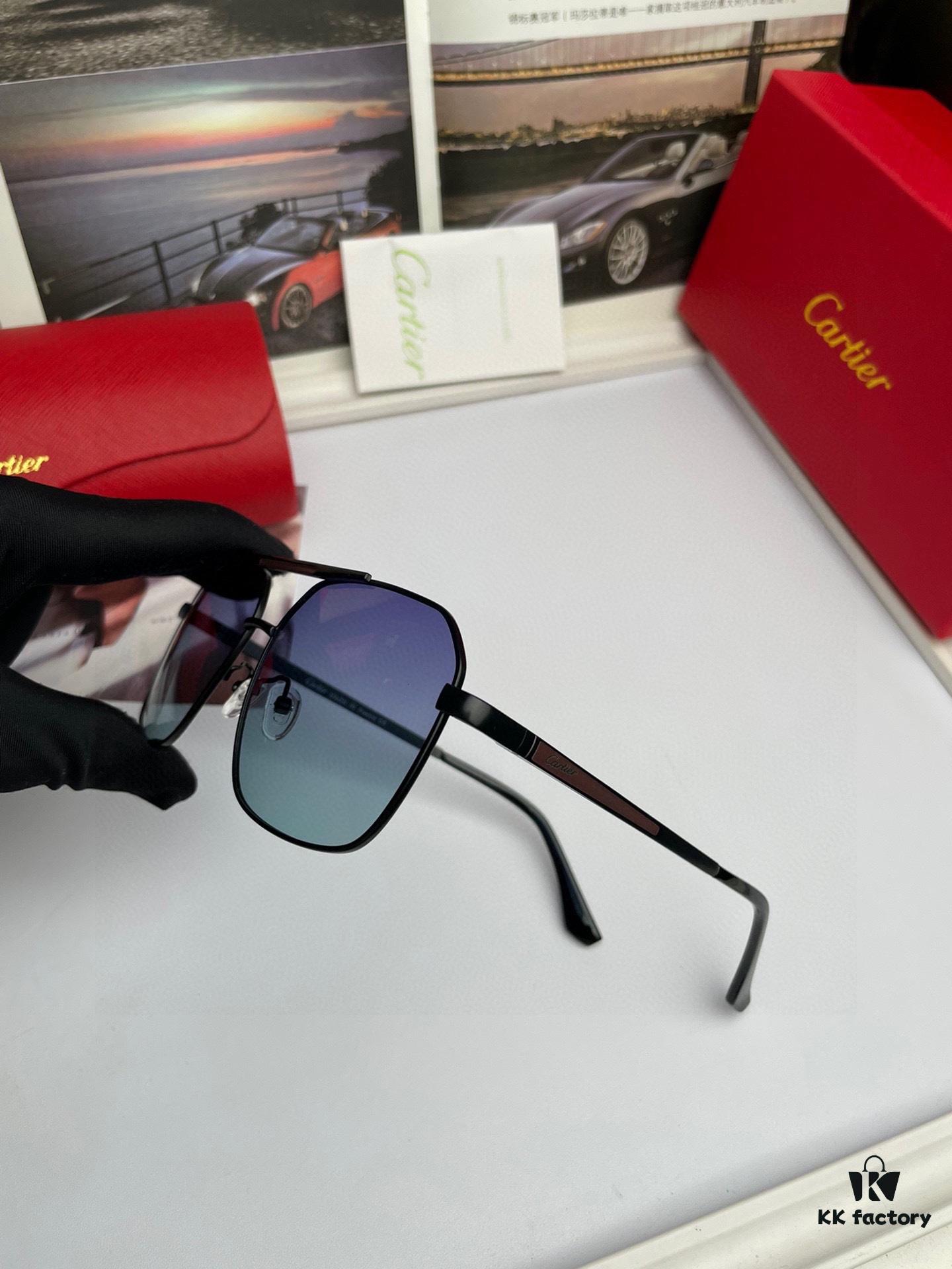 6931acaaccd8ab3d7afa0f9e New Arrival 💥 Brand: Cartier Original Quality Unisex Polarized Sunglasses 🕶️