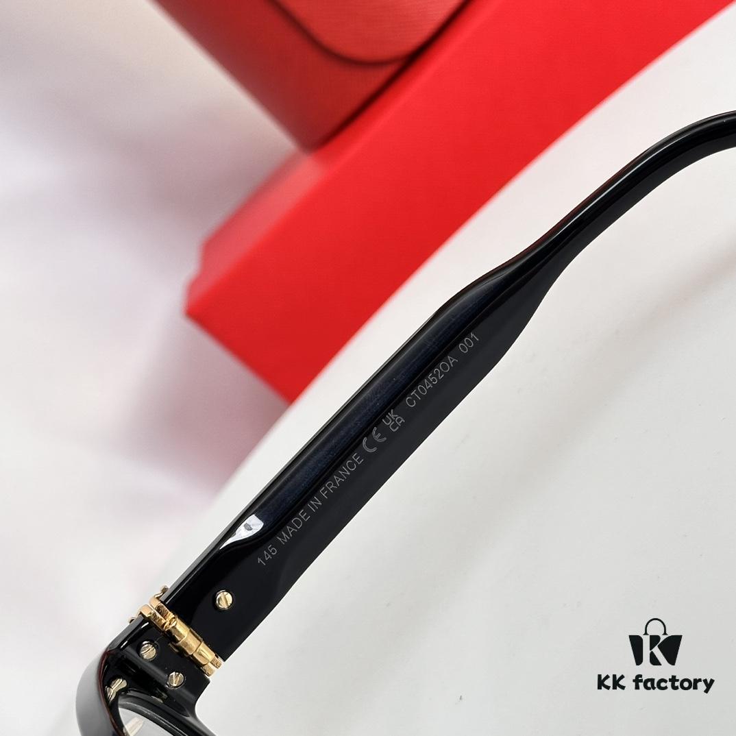 6931acaeccd8ab3d7afa0fe0 Cartier CT0452O Size: 54□17-145, Flattering on All Face Shapes, Minimalist and Elegant, Fashionable and Casual Eyewear Sunglasses