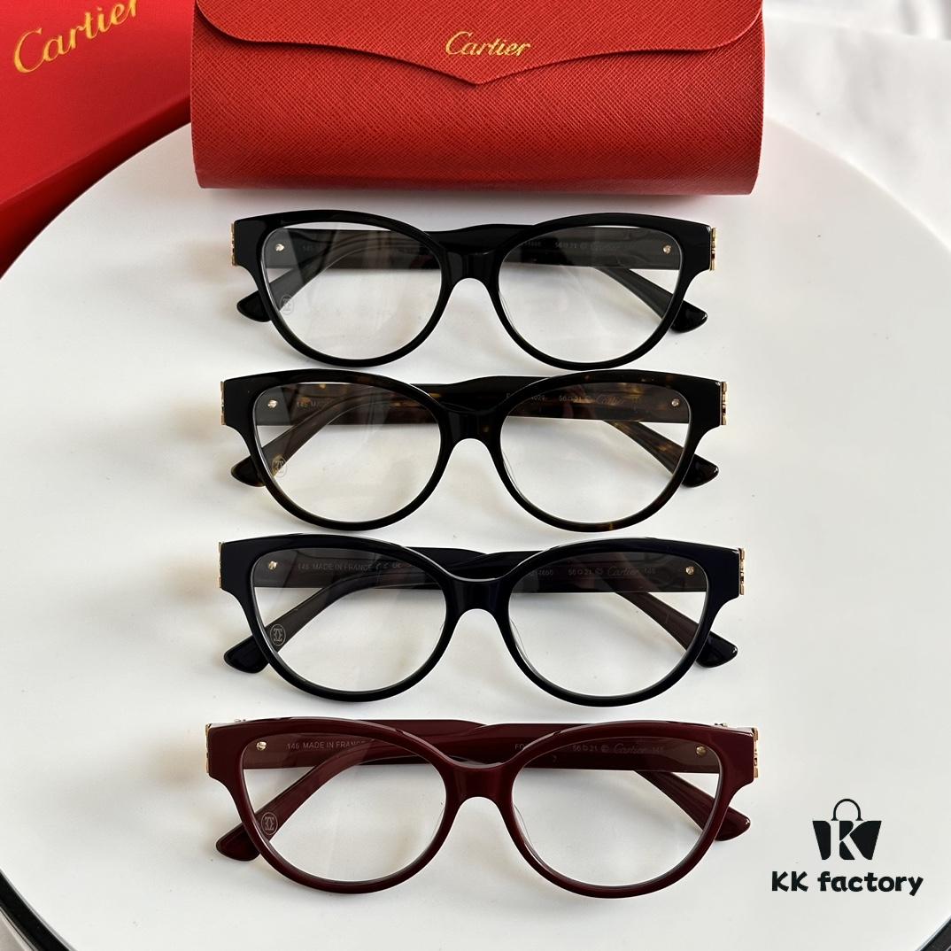 6931acafccd8ab3d7afa0feb Cartier CT0450O Size: 54□17-145, Small Frame Unisex Eyeglasses Sunglasses, Universal Fit, Minimalist and Elegant Design