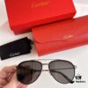 6931acafccd8ab3d7afa0fef Original Spring Hinge Santos de Cartier Sunglasses, Golden Electroplated Brushed Platinum Bicolor Metal, Aviator Style, High-Definition Authentic Lenses, the Pinnacle of Eyewear