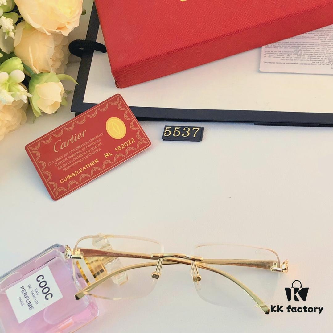 6931acb0ccd8ab3d7afa0ffb Cartier Panther Decorated Frameless Square Sunglasses for Women, Retro Metal Stylish Unisex Sunglasses, Trendy Street Snap Eyewear
